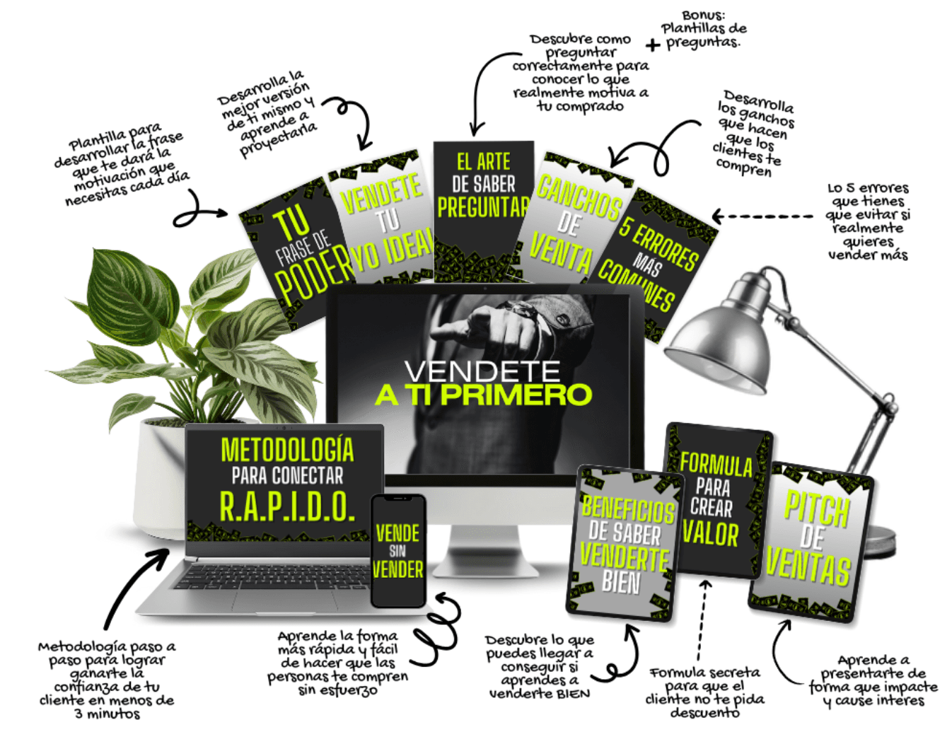 Véndete a ti Primero — composición del workshop